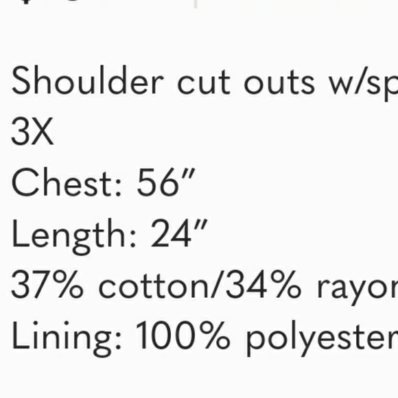 NWT Torrid Cold Shoulder Lace Top 3 - Picture 6 of 6